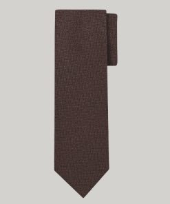 Bamboo Blend Tie Black Brown