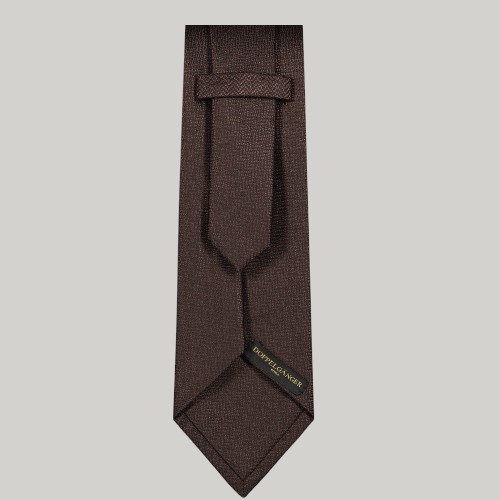 Bamboo Blend Tie Black Brown