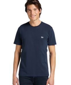 Ss Patch Logo Tee Navy-Small