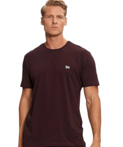 Ss Patch Logo Tee Velvet Beet