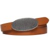 Ctf Small W Belt Cognac -105cm