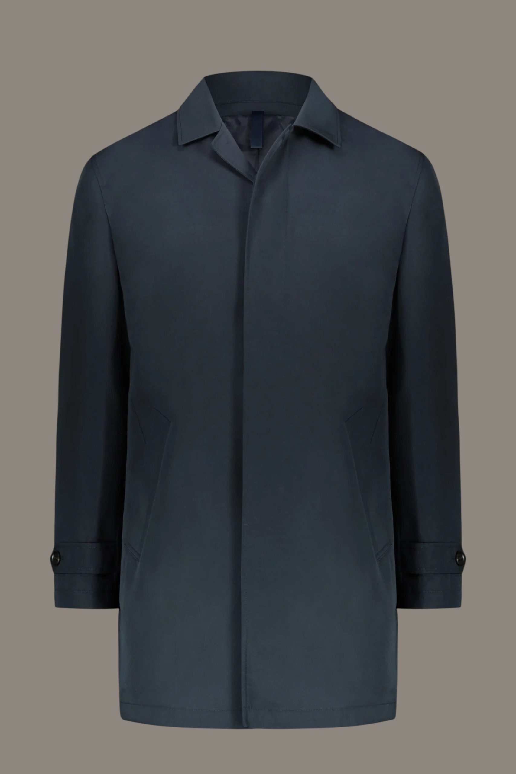 Men’S Raincoat In Technical Fabric With Comfort Fit Wrist Straps
