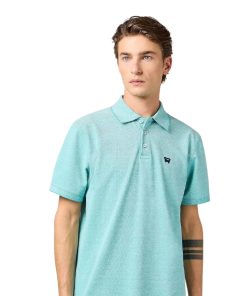 Refined Polo Shirt Teal Size: 4Xl