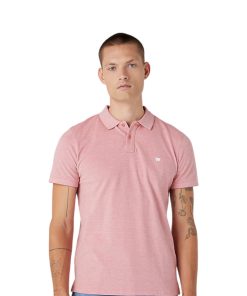 Refined Polo Shirt Faded Rose Size : M