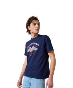 Americana Tee Navy Blue