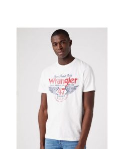 Americana Tee Worn White