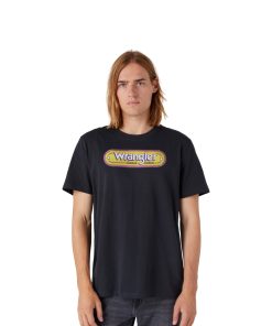 Branded Teefaded Black