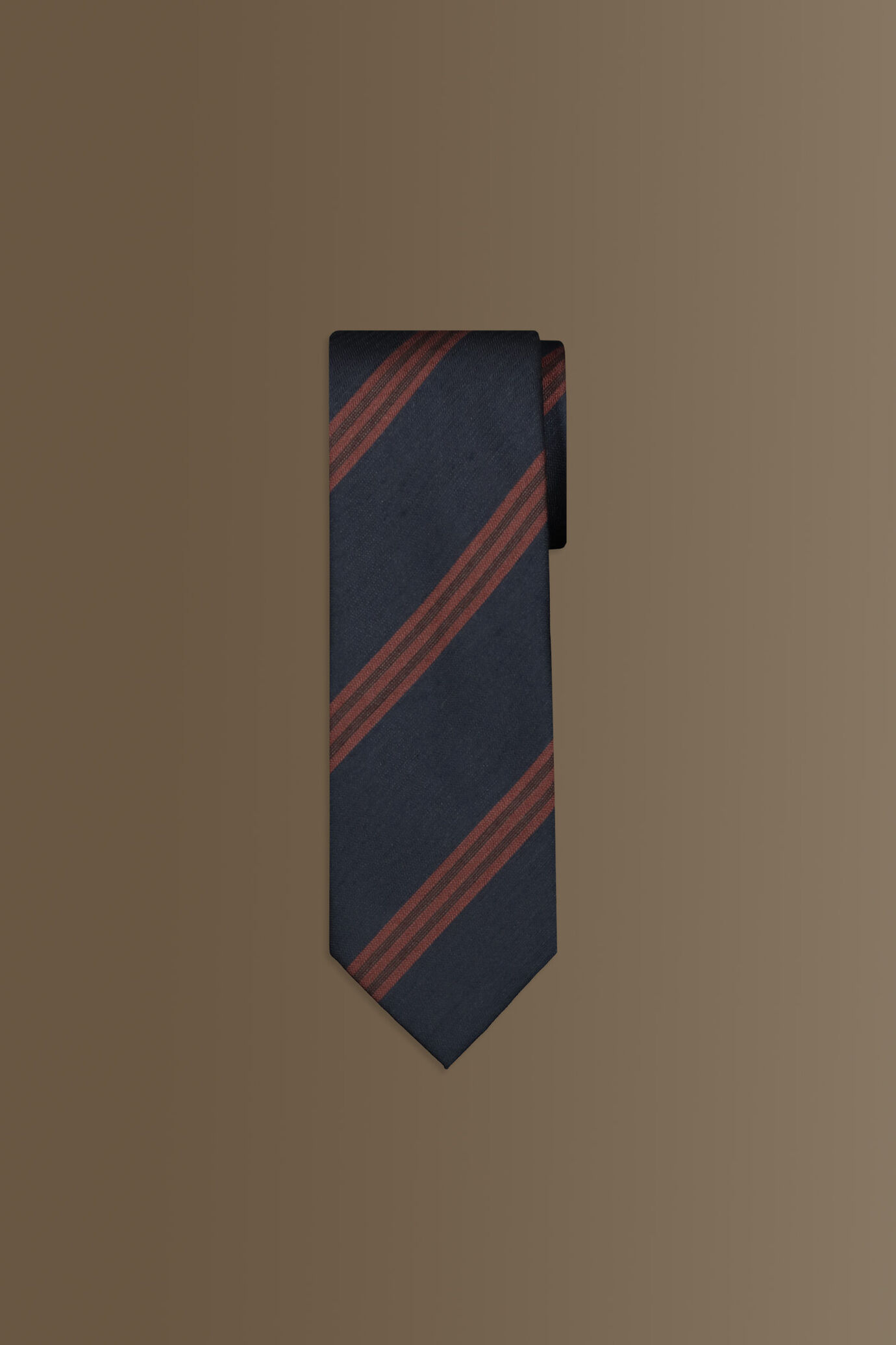 Poly wool touch tie – regimental