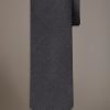 Brushed effect wool blend tie pois fancy