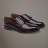 Derby shoe made of 100% leather with a rubber sole