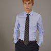 Classic shirt french collar slim fit dobby piquet