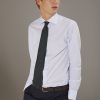 Classic shirt french collar classic fit fil a fil