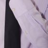 Classic shirt with french collar classic fit herringbone fabric