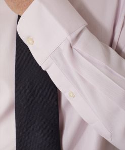 Classic shirt with french collar classic fit dobby fabric