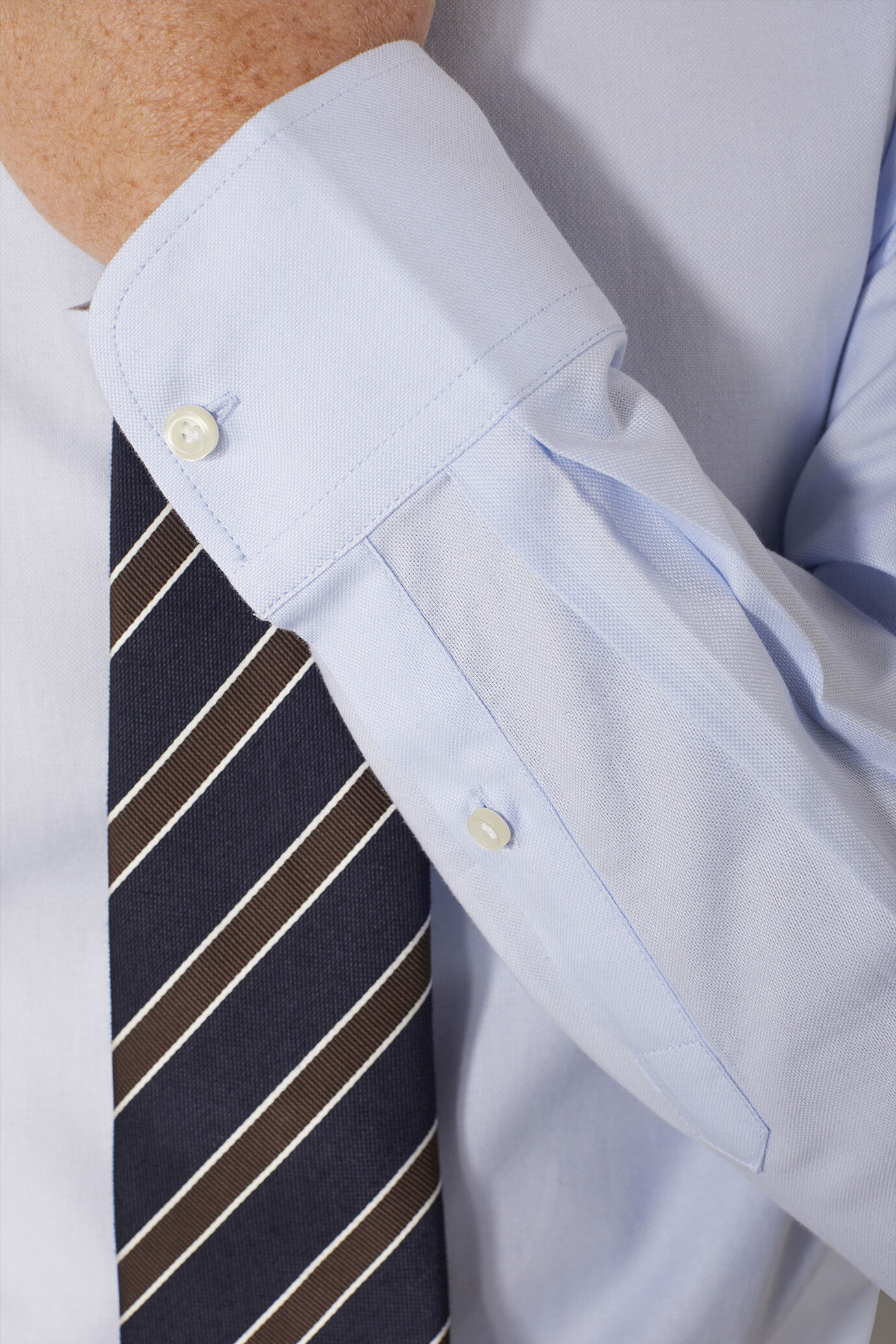 Classic shirt with french collar classic fit superlight oxford fabric