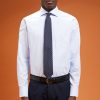 Men’s regular fit classic shirt in superlight 100% cotton superlight Oxford fabric with a classic collar