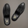 100% leather ranger shoe with rubber sole