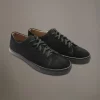 100% suede leather sneakers with rubber sole