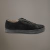 100% suede leather sneakers with rubber sole
