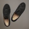 100% suede leather sneakers with rubber sole