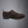 Men’s 100% suede leather derby shoe with rubber sole