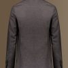 Single-breasted solid color suit with trousers with pinces