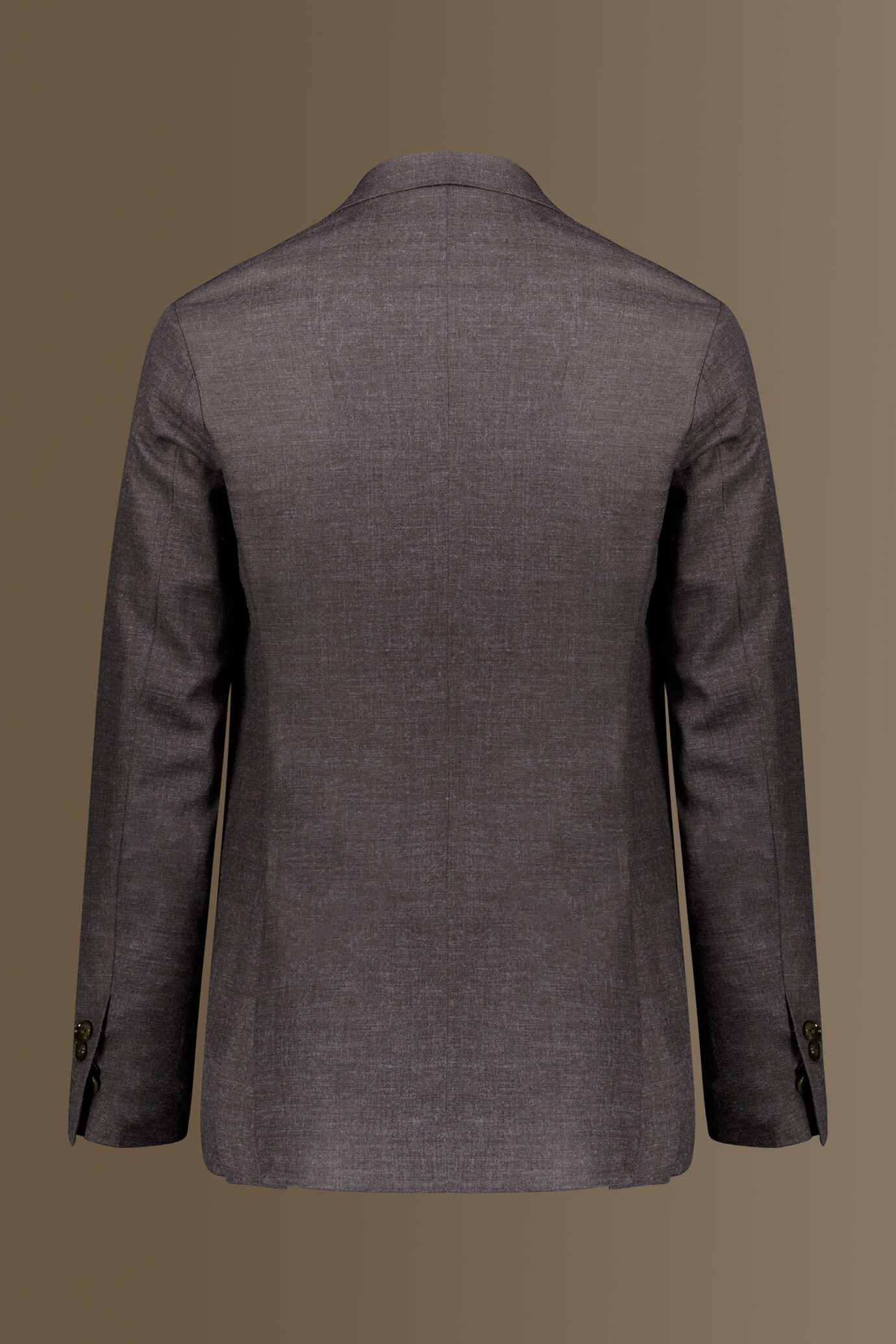 Single-breasted solid color suit with trousers with pinces