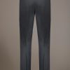 Regular fit single-breasted suit in microcheck fabric