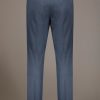 Regular fit single-breasted suit in solid colour jersey fabric