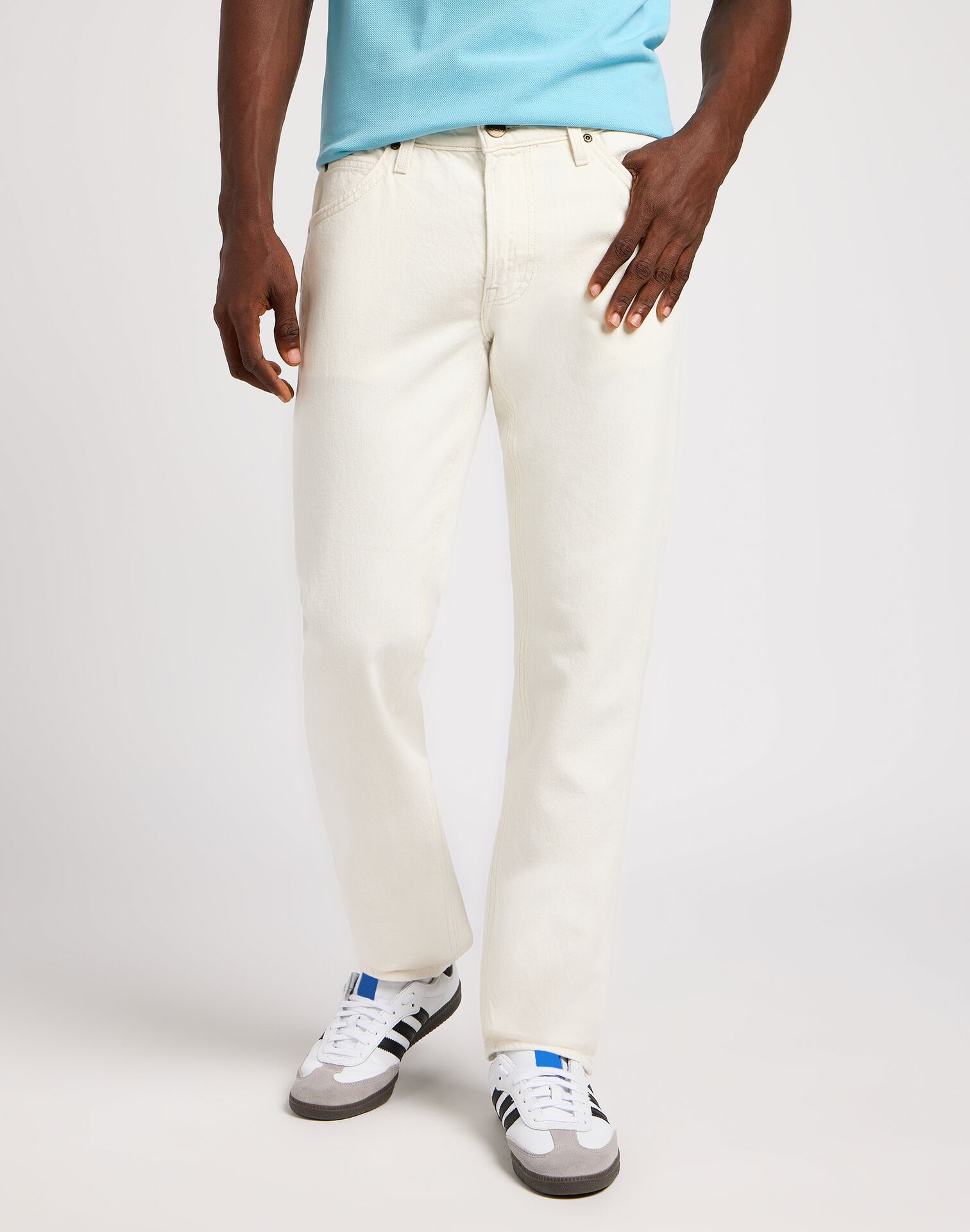 Daren Zip Fly White