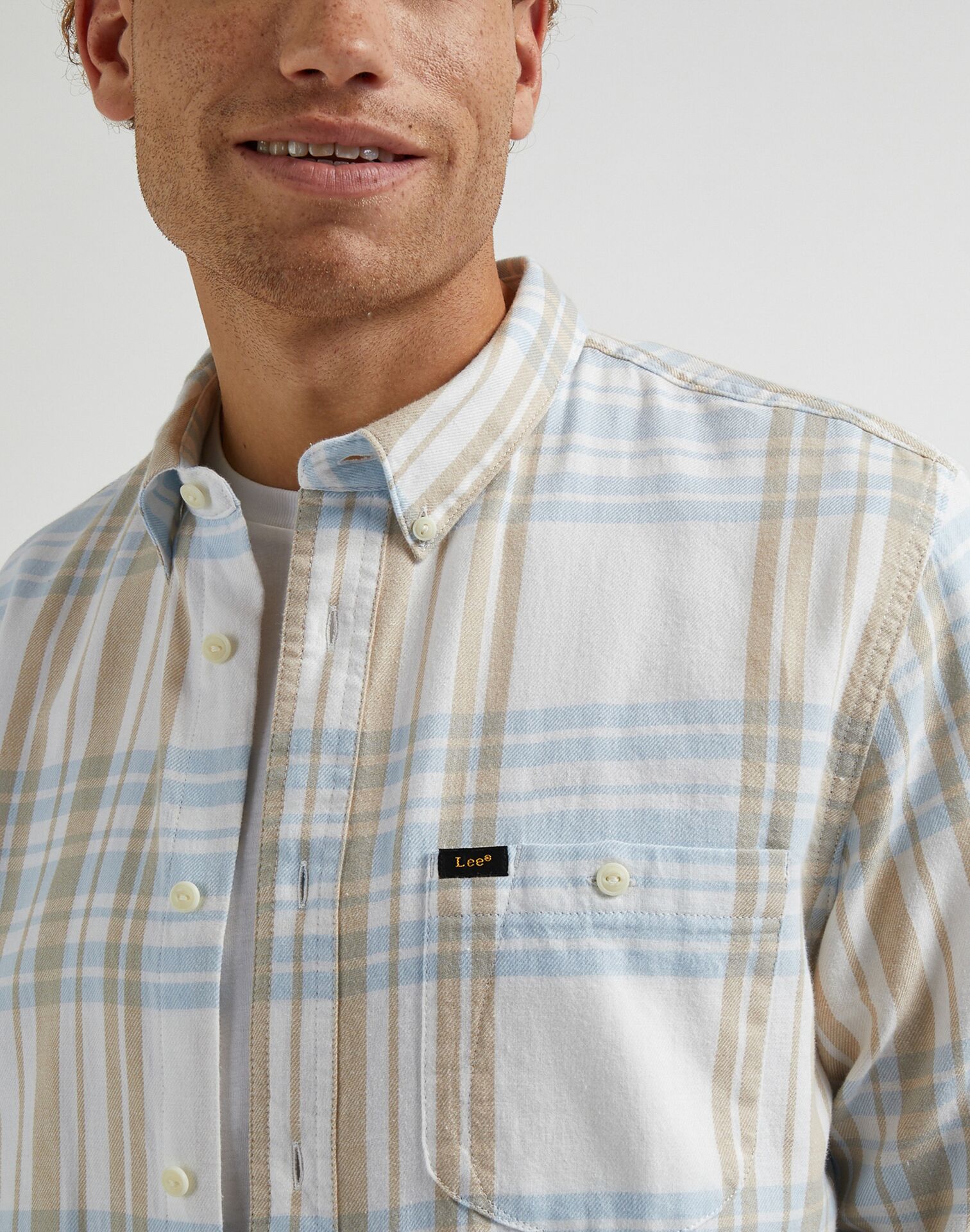 RIVETED SHIRT BLUE SKY XL - Image 1