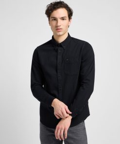 LEE BUTTON DOWN BLACK