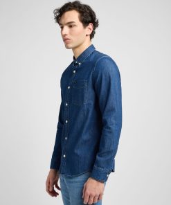Alternative view of LEE LEE BUTTON DOWN MID STONE