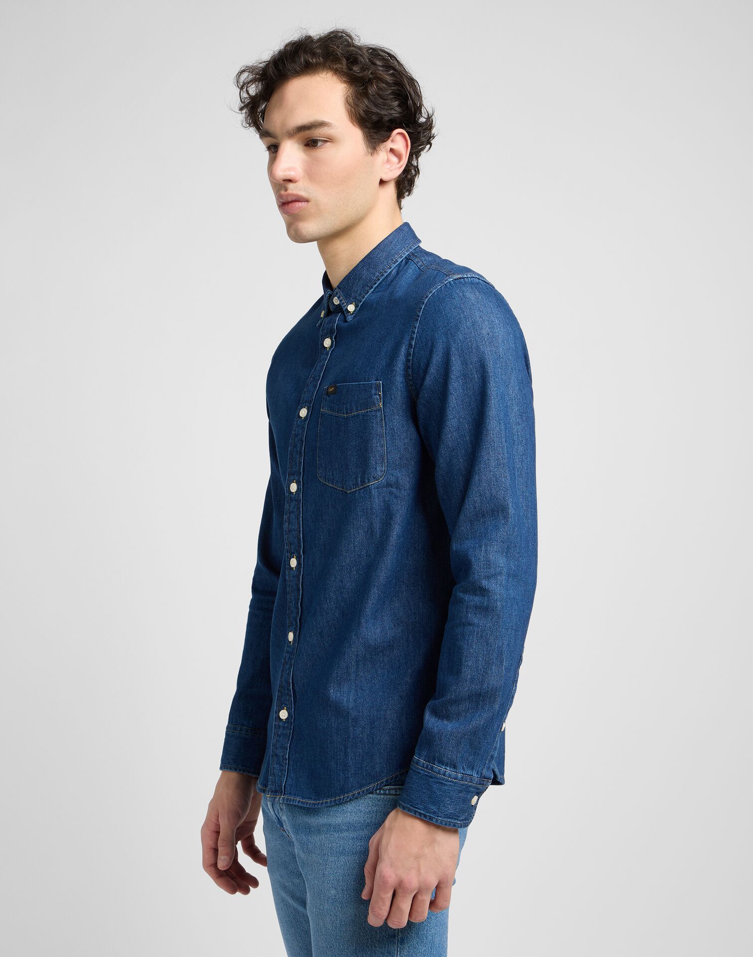 LEE LEE BUTTON DOWN MID STONE - Image 2