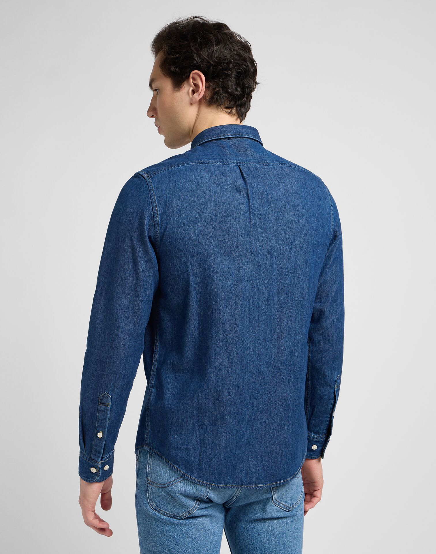 LEE LEE BUTTON DOWN MID STONE - Image 3