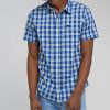LEE BUTTON DOWN SSANTHEM BLUE - Thumbnail Image 1