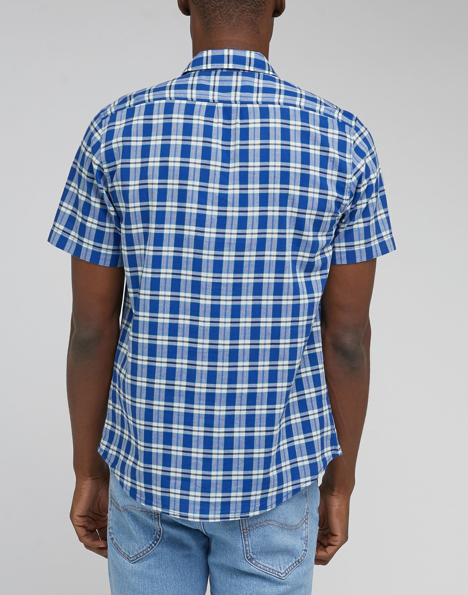 LEE BUTTON DOWN SSANTHEM BLUE - Image 2