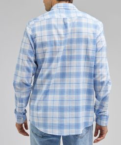 Alternative view of LEE BUTTON DOWNPREP BLUE