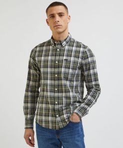 LEE LEE BUTTON DOWN OLIVE GROVE