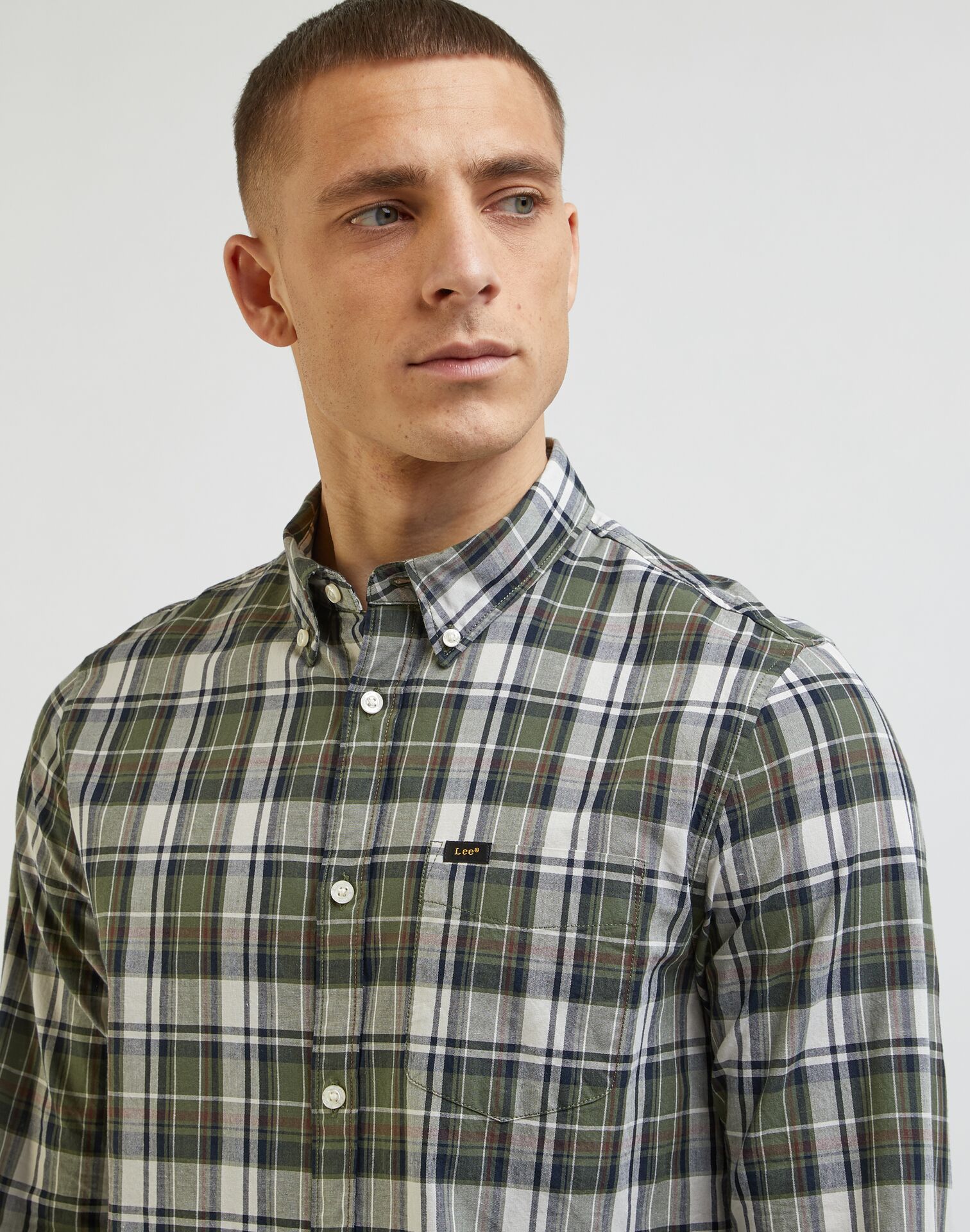 LEE LEE BUTTON DOWN OLIVE GROVE - Image 3