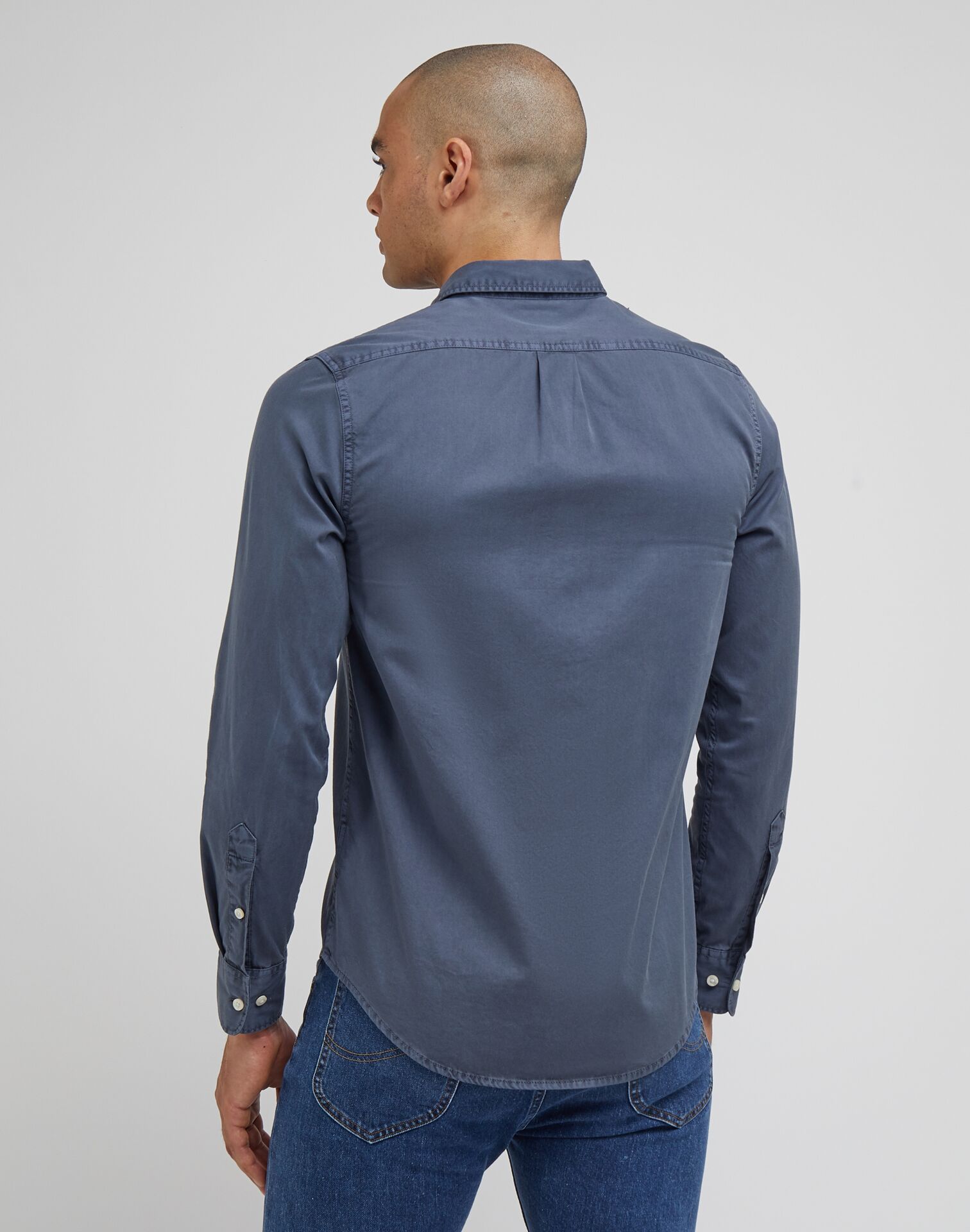 LEE PATCH SHIRT TAINT GREY - Image 2