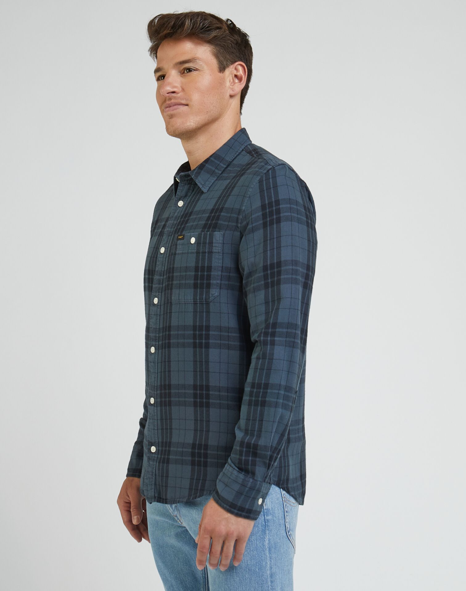 LEE LEESURE SHIRT TAINT GREY - Image 2