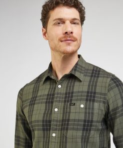 LEE LEESURE SHIRT OLIVE GROVE