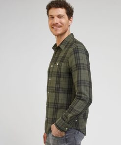 Alternative view of LEE LEESURE SHIRT OLIVE GROVE