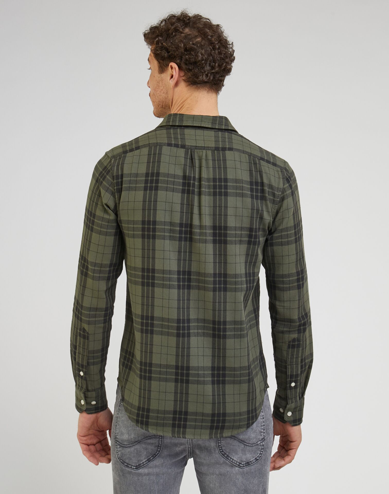 LEE LEESURE SHIRT OLIVE GROVE - Image 3