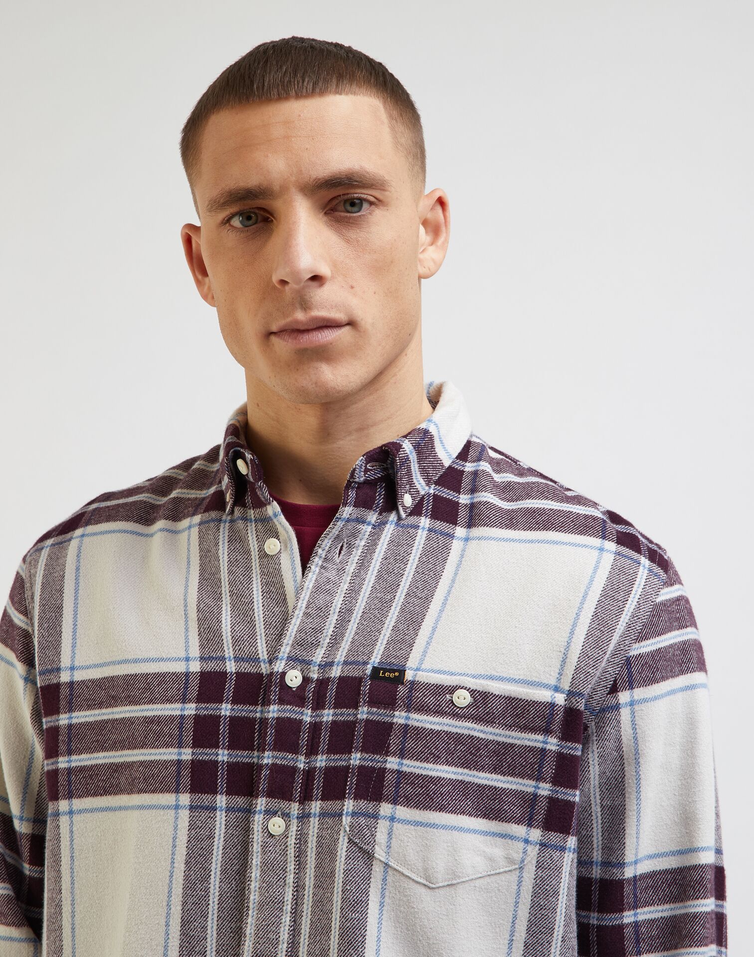 LEE RIVETED SHIRT ECRU - Image 1