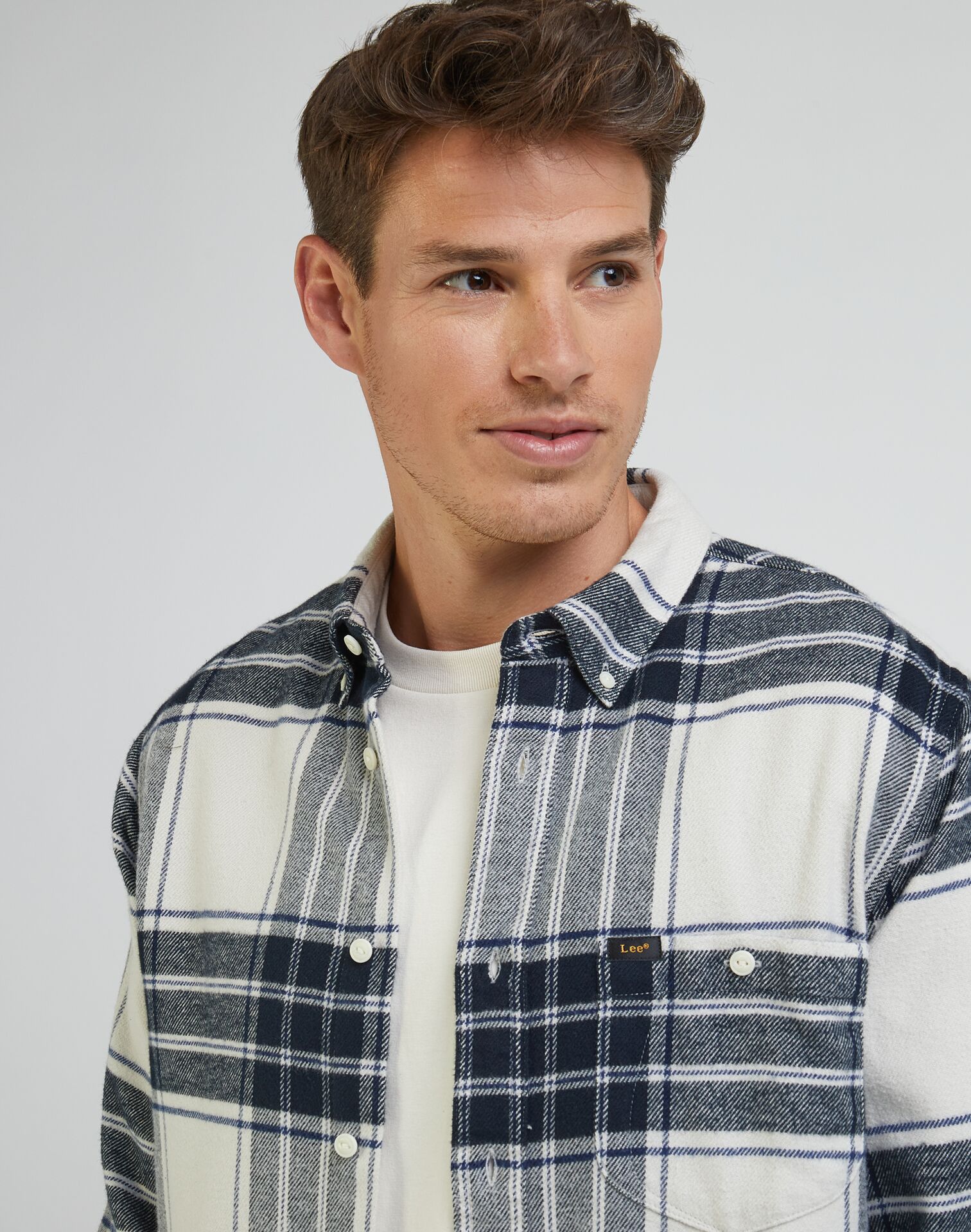 LEE RIVETED SHIRT BLACK - Image 1