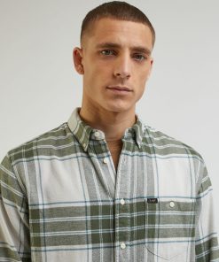 LEE RIVETED SHIRT OLIVE GROVE