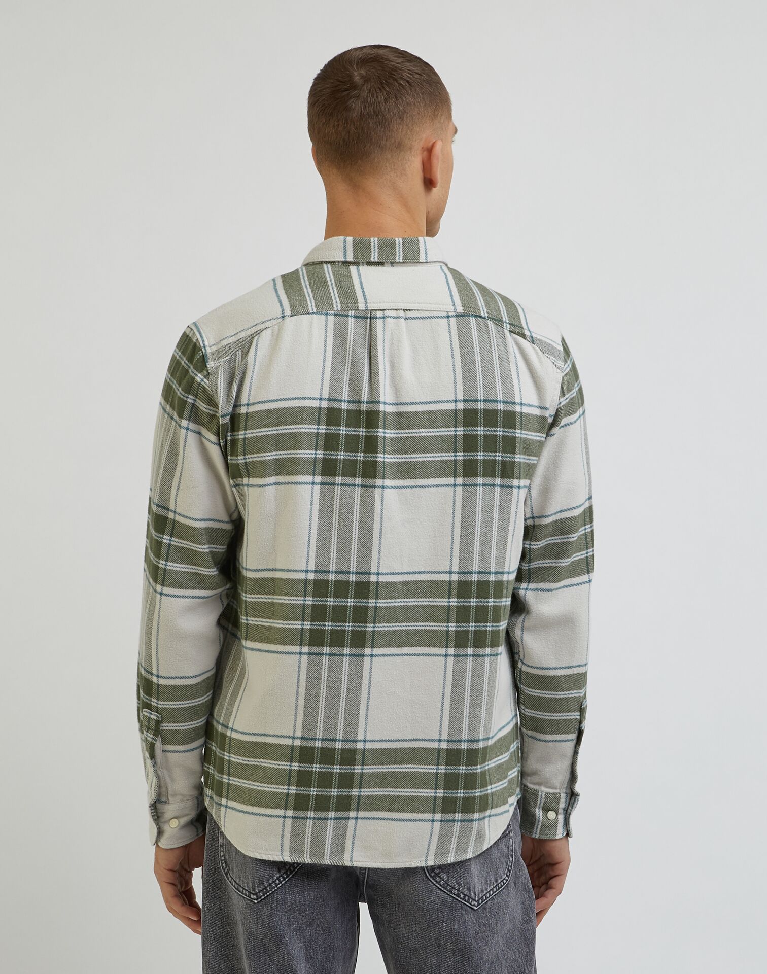 LEE RIVETED SHIRT OLIVE GROVE - Image 2