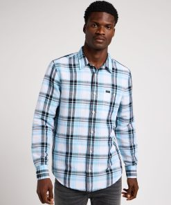 LEESURE SHIRT PREPPY BLUE